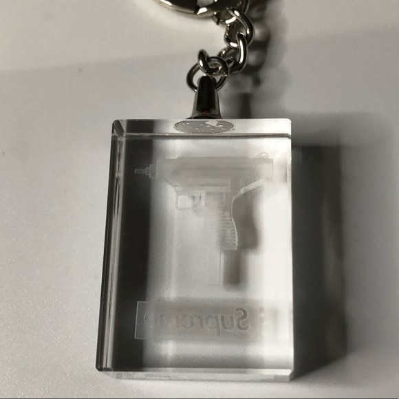 Supreme Rare Uzi Lucite Box Keychain - Picture 3 of 5